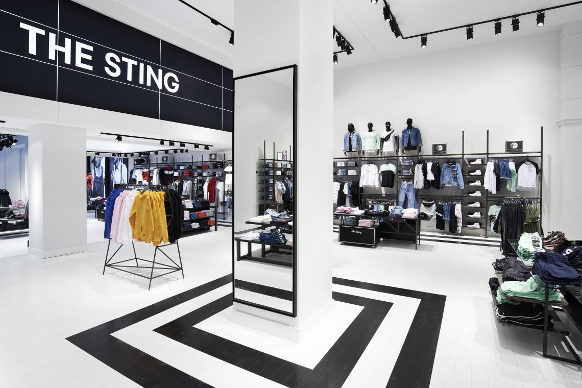 Hoe The Sting een winkelpassage nieuw